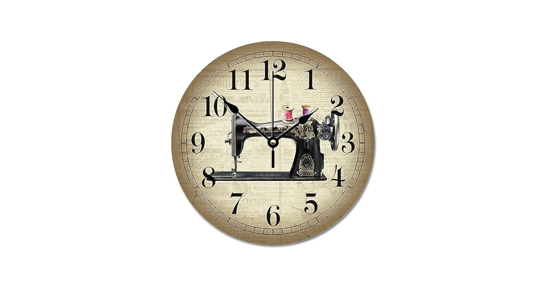 Amazon.com: ArogGeld Sewing Room Wall Clock Sewing Machine